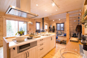 finnlamelli log house kitchen